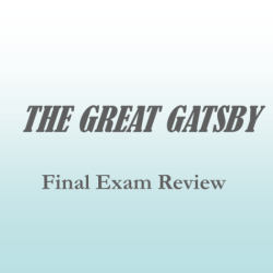 The great gatsby final exam