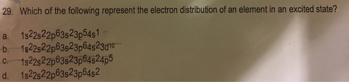 Which of these molecular electron configurations describe an excited state