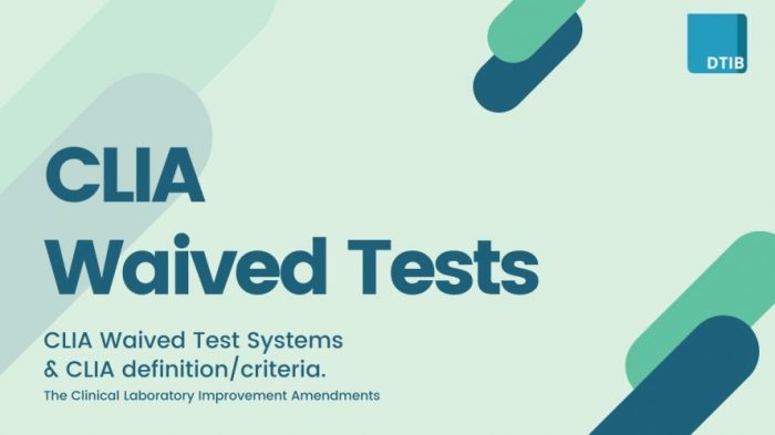 Clia laboratory amendments