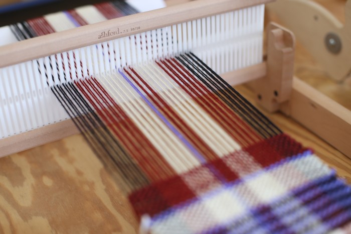 Weaving yarns mar